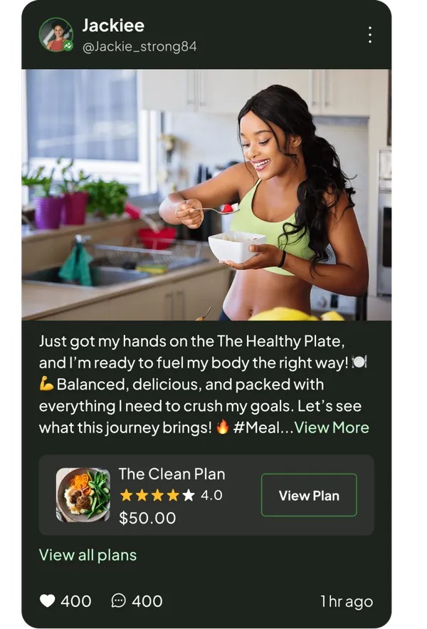 FitStack stay connected and share progress with community features