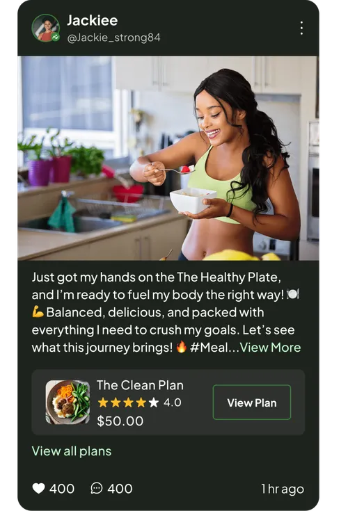 FitStack stay connected and share progress with community features